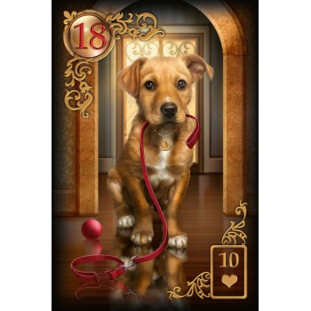 Kosmetinis defektas Gilded Reverie Lenormand kortos US Games Systems